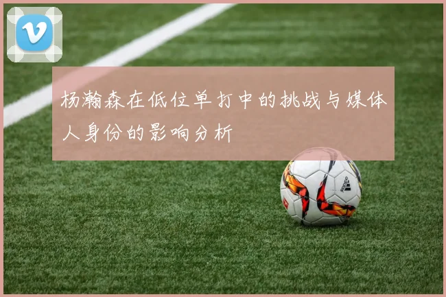 杨瀚森在低位单打中的挑战与媒体人身份的影响分析